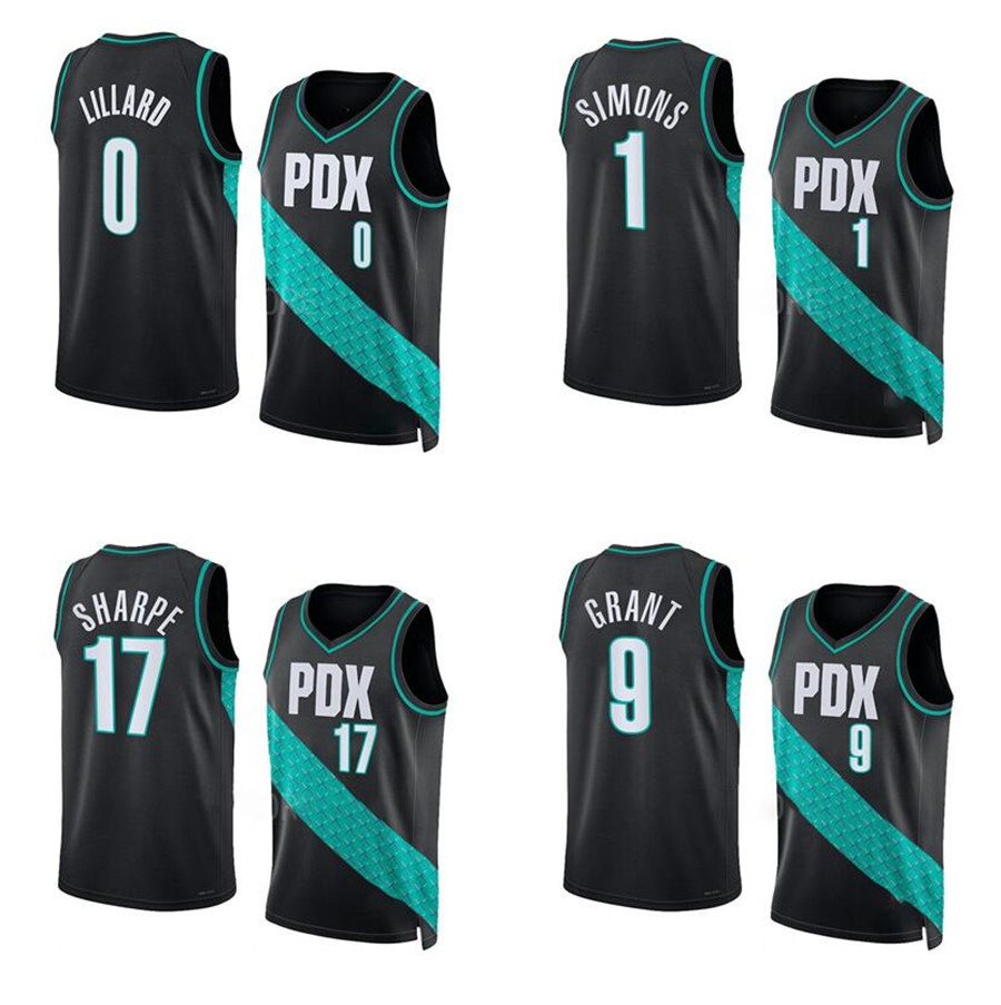 Basketball jerseys Damian Lillard Anfernee Simons Jerami Grant Shaedon Sharpe 2022-23 season black city versions Men Women Youth jersey, With logo
Basketball jerseys Damian Lillard Anfernee Simons Jerami Grant Shaedon Sharpe 2022-23 season black city versions Men Women Youth jersey, With logo