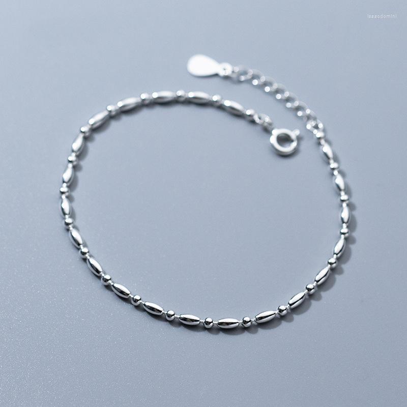 Anklets 925 Sterling Silver Ankle Bracelet Charm Oval Beads Leg Chain On Foot Women's Jewelry Gift 16 21CM Adjustable
Anklets 925 Sterling Silver Ankle Bracelet Charm Oval Beads Leg Chain On Foot Women's Jewelry Gift 16 21CM Adjustable