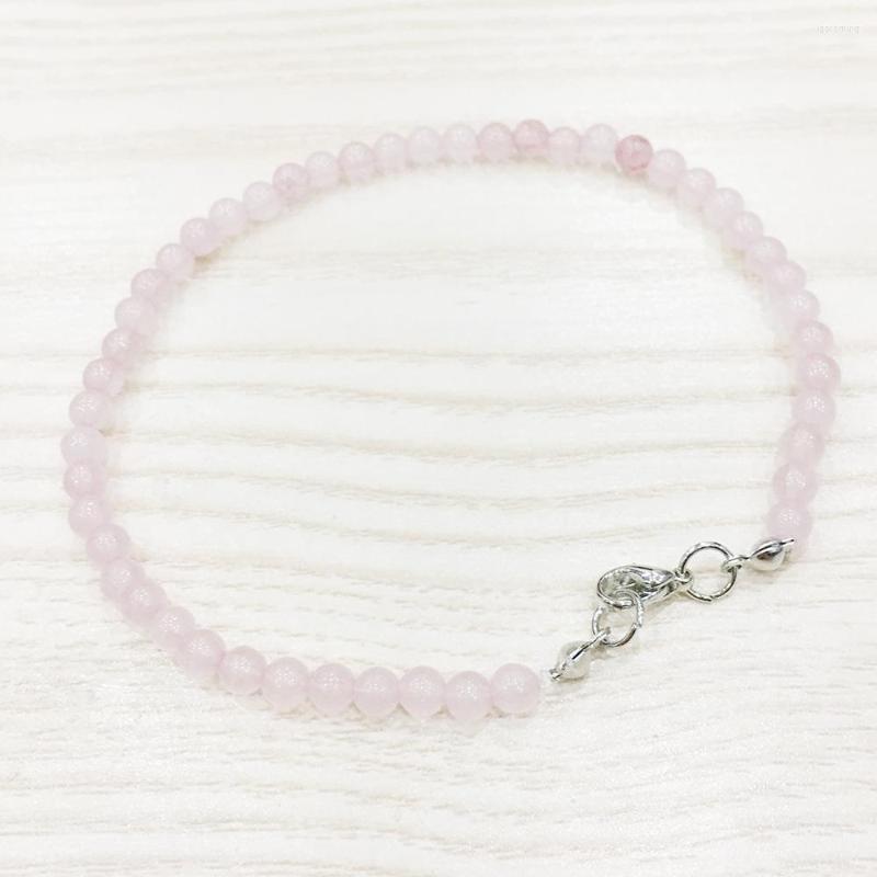 Link Bracelets MG0136 Wholesale Rose Quart Z Crystal Anklet Natural Gem Stone Mala Bead 4 Mm Mini Jewelry
Link Bracelets MG0136 Wholesale Rose Quart Z Crystal Anklet Natural Gem Stone Mala Bead 4 Mm Mini Jewelry