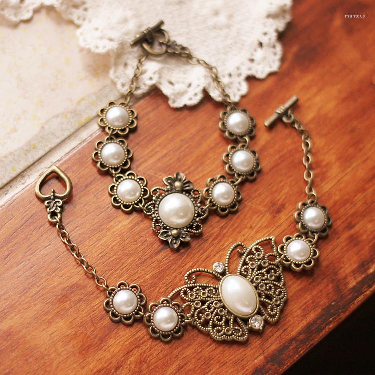 Link Bracelets DEAR-LIFE Original Diy Jewelry Mori Bracelet Retro Gorgeous Pearl Butterfly Exquisite Special Gift
Link Bracelets DEAR-LIFE Original Diy Jewelry Mori Bracelet Retro Gorgeous Pearl Butterfly Exquisite Special Gift