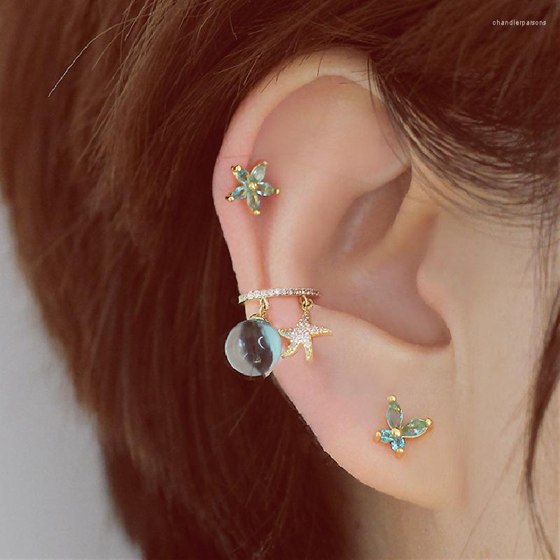 Stud Earrings Beautiful Zircon Flower Butterfly Transparent Ball 3pcs Set For Women 2022
Stud Earrings Beautiful Zircon Flower Butterfly Transparent Ball 3pcs Set For Women 2022