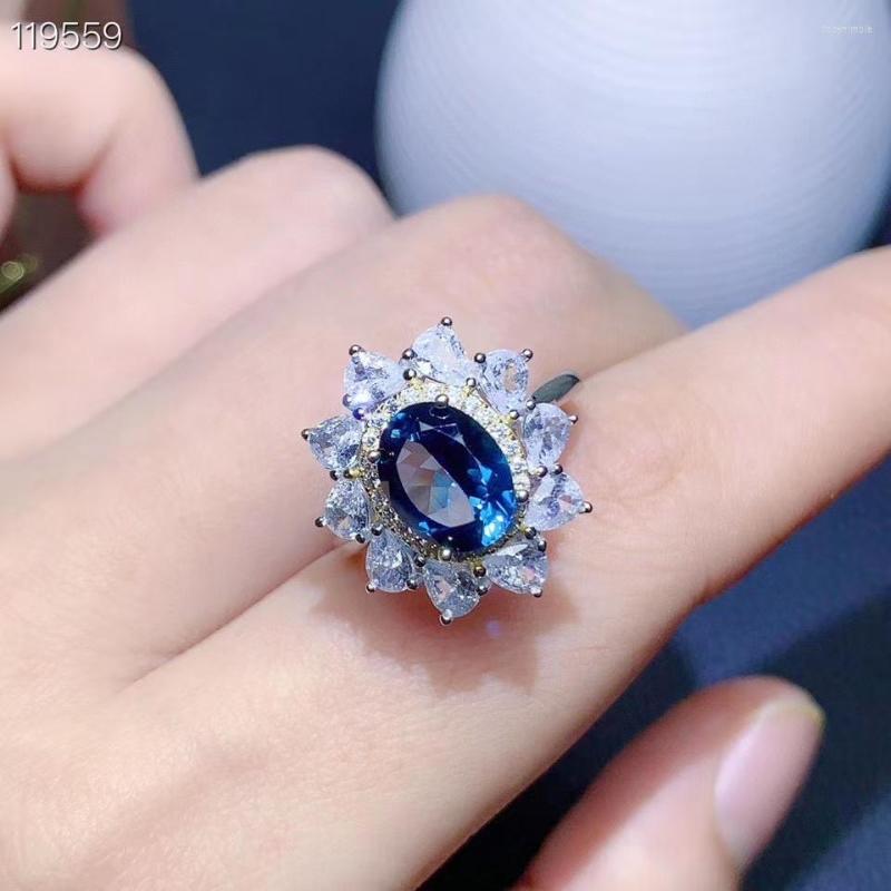 Cluster Rings Est Blue Topaz Ring 7x9MM Natural Gemstone Fine Jewelry For Women Anniversary Gift Real 925 Sterling Silver Store Sale
Cluster Rings Est Blue Topaz Ring 7x9MM Natural Gemstone Fine Jewelry For Women Anniversary Gift Real 925 Sterling Silver Store Sale