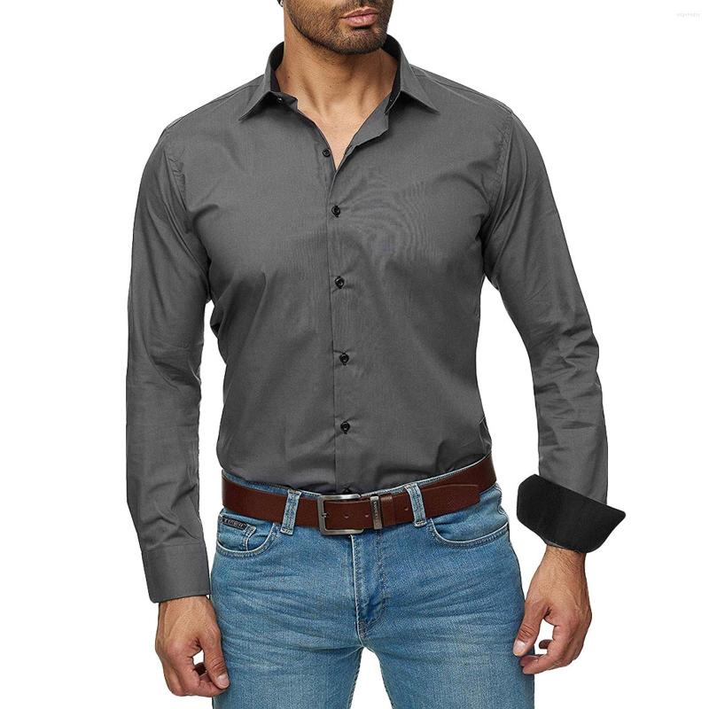 Men' Casual Shirts Pack Of Men Slim Fit Long -American Sleeve Shirt Tops Color Lapel Business Men' Loose, Red
Men' Casual Shirts Pack Of Men Slim Fit Long -American Sleeve Shirt Tops Color Lapel Business Men' Loose, Red