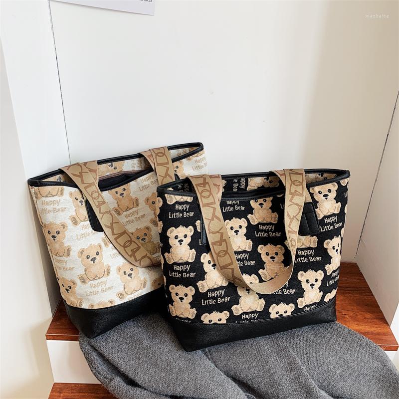 Evening Bags Luxury Designer Handbags For Women Printing Oxford Bear Letter Shopper Beach Bag Shoulder Tote Female Shopping Canvas Purses, Black
Evening Bags Luxury Designer Handbags For Women Printing Oxford Bear Letter Shopper Beach Bag Shoulder Tote Female Shopping Canvas Purses, Black