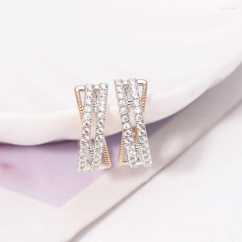 Hoop Earrings Mix White 2 Gold Color Zircon X For Women Fashion Jewelry
Hoop Earrings Mix White 2 Gold Color Zircon X For Women Fashion Jewelry