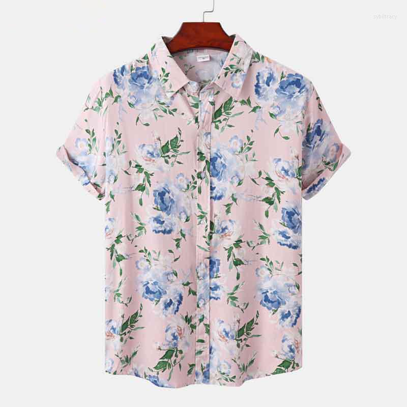 Men's Casual Shirts Men's Pink Floral Print Short Sleeve Hawaiian Shirt Party Holiday Summer Button Aloha, Myt-520
Men's Casual Shirts Men's Pink Floral Print Short Sleeve Hawaiian Shirt Party Holiday Summer Button Aloha, Myt-520