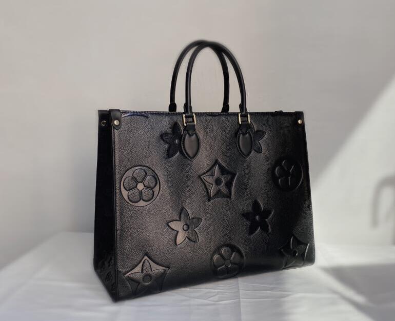 WOMEN ONTHEGO MM GM PM M44925 luxurys Totes Handbags fashion designers shopping handbag genuine leather lady messenger crossbody shoulder bag Wallet backpack