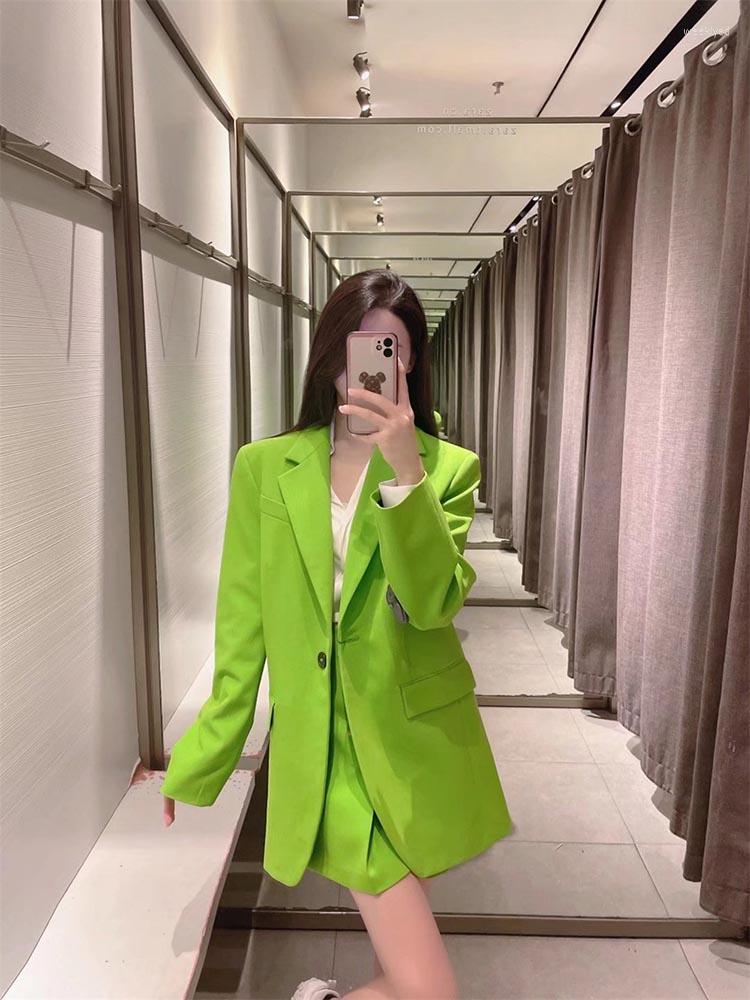 Women's Tracksuits Spring 2022 Office Lady Professional Green Blazer Two Piece Set Long Sleeve Cardigan Suit Short Pant Elegant Womens, Avocado
Women's Tracksuits Spring 2022 Office Lady Professional Green Blazer Two Piece Set Long Sleeve Cardigan Suit Short Pant Elegant Womens, Avocado