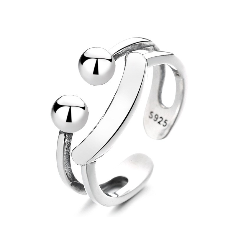 925 Sterling Silver Carton Smile Face Ring Women Vintage Adjustable Geometry Double Layer Wide Finger Rings Female Valentines Gift
925 Sterling Silver Carton Smile Face Ring Women Vintage Adjustable Geometry Double Layer Wide Finger Rings Female Valentines Gift