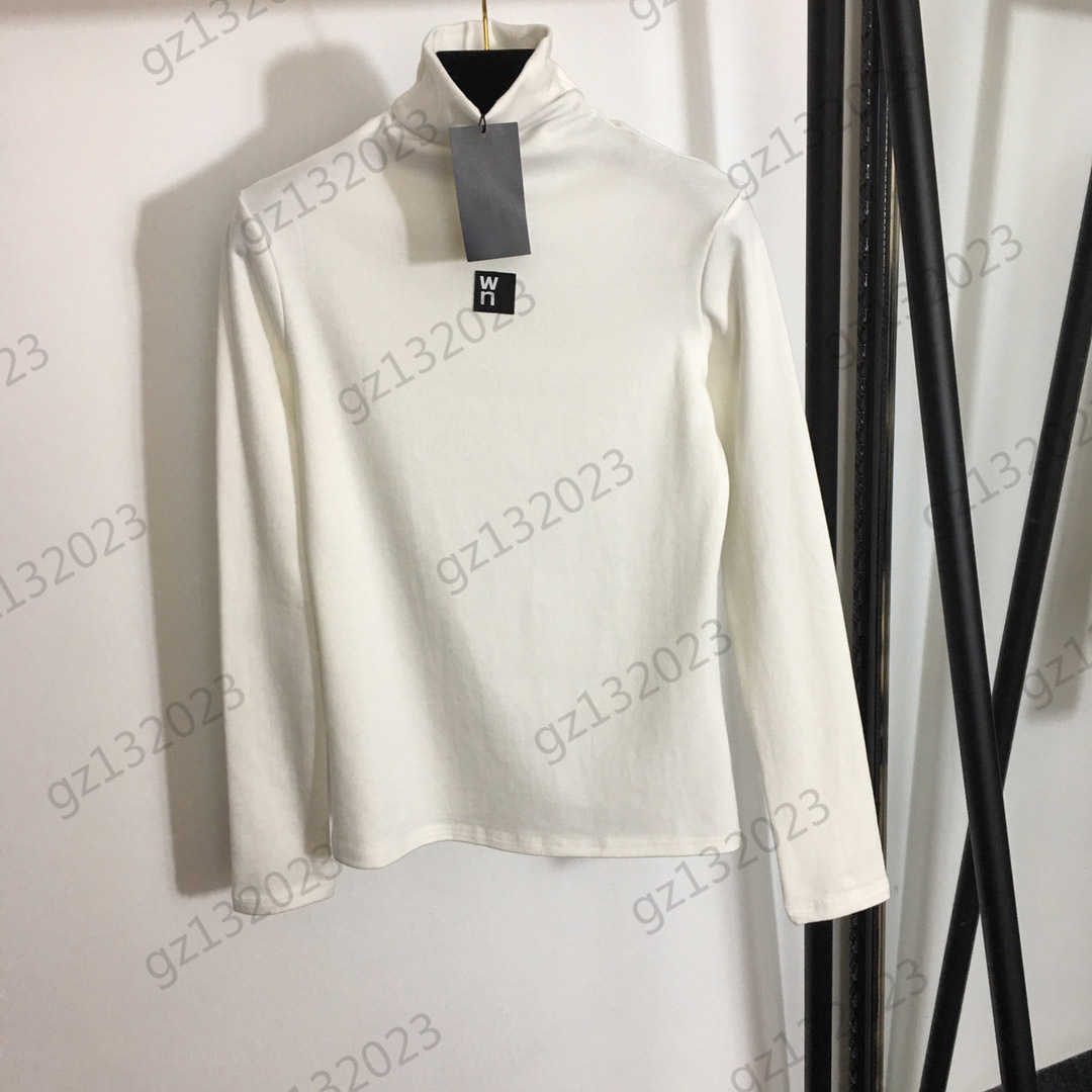 Womens T-shirts Front Letter Logo High Collar Long-sleeved Pullover T-shirt Tees Classic Joker Style Thickened Warm Undershirt Tops Fashion Brand Women Apparel, 16
Womens T-shirts Front Letter Logo High Collar Long-sleeved Pullover T-shirt Tees Classic Joker Style Thickened Warm Undershirt Tops Fashion Brand Women Apparel, 16