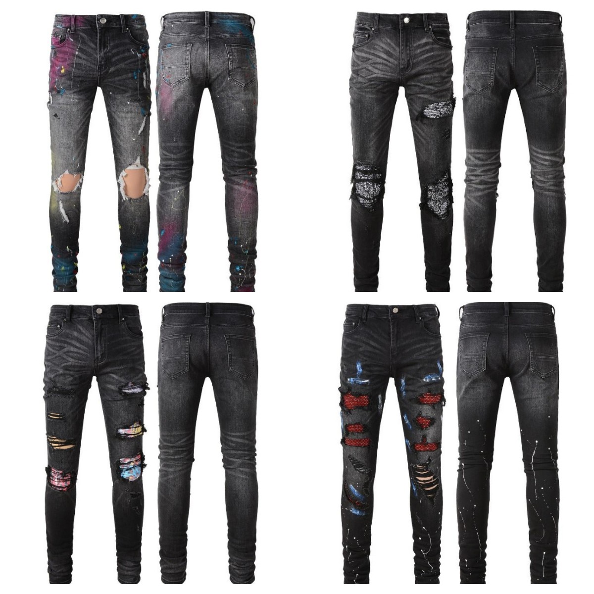 Clothing jeans Men Women Panther Print Army Green Long Distrressed Cotton Rabbit Sticker Embroidery Slim Denim Straight Biker Skinny pants, 16
Clothing jeans Men Women Panther Print Army Green Long Distrressed Cotton Rabbit Sticker Embroidery Slim Denim Straight Biker Skinny pants, 16