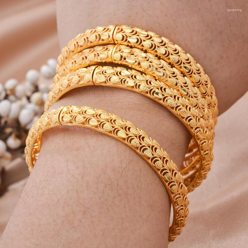 Bangle 4pcs Dubai For Women Bracelet Africa Ball Jewelry Gold Color Bangle&Bracelet Ethiopian Wedding Bride
Bangle 4pcs Dubai For Women Bracelet Africa Ball Jewelry Gold Color Bangle&Bracelet Ethiopian Wedding Bride