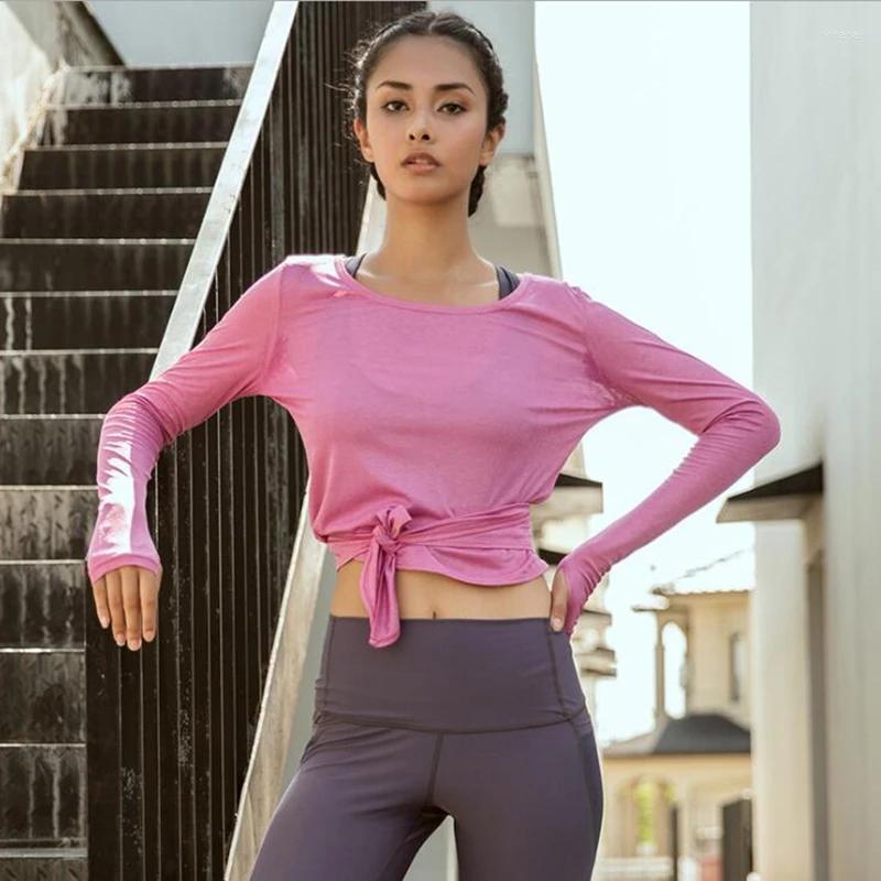 Active Shirts Solid Long Sleeve Yoga Arrival Back Pierced Sports Tops Sexy Soft Fabrics Clothes Knotted Running Clothing, Green
Active Shirts Solid Long Sleeve Yoga Arrival Back Pierced Sports Tops Sexy Soft Fabrics Clothes Knotted Running Clothing, Green