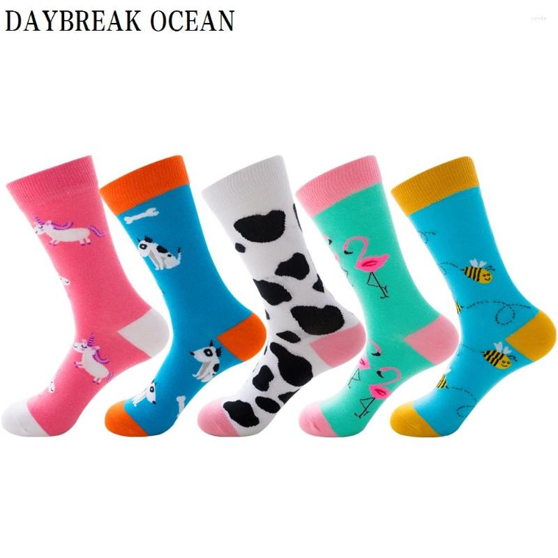 Men's Socks Unisex 5 Pairs Combed Cotton Funny Horse Dog Cow Flamingo Bee Fashion Colorful Autumn Winter Happy Crew
Men's Socks Unisex 5 Pairs Combed Cotton Funny Horse Dog Cow Flamingo Bee Fashion Colorful Autumn Winter Happy Crew