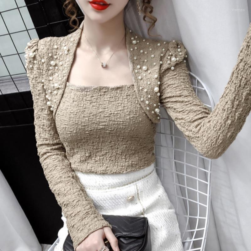 Women' T Shirts Korean Style Long Sleeve T-shirt Women' Autumn Clothing Slim Versatile Chic Top Trendy Sqaure Neck Fashion Bottoming
Women' T Shirts Korean Style Long Sleeve T-shirt Women' Autumn Clothing Slim Versatile Chic Top Trendy Sqaure Neck Fashion Bottoming