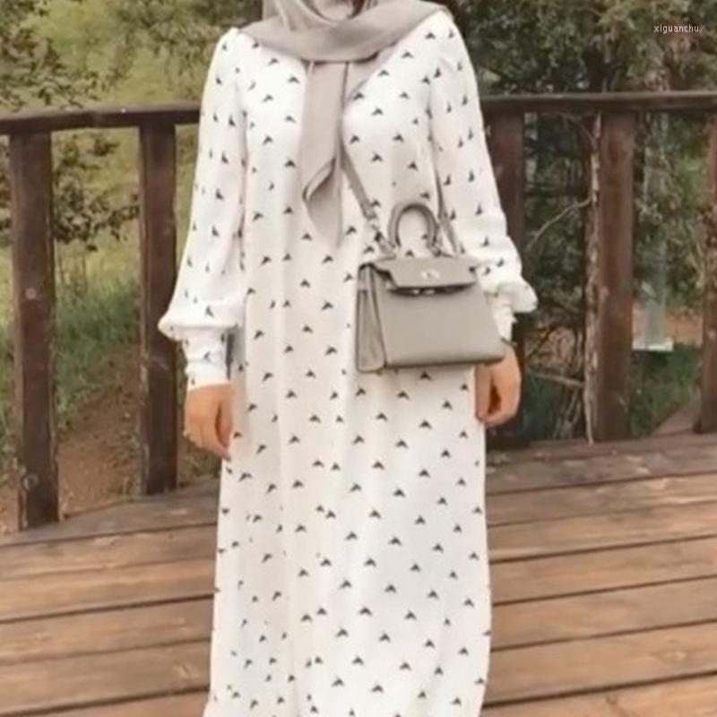 Ethnic Clothing Wepbel Dubai Abaya Dress Turkey Caftan Printed Women Muslim Long Sleeve Ramadan Party Wear High Waist Robe
Ethnic Clothing Wepbel Dubai Abaya Dress Turkey Caftan Printed Women Muslim Long Sleeve Ramadan Party Wear High Waist Robe
