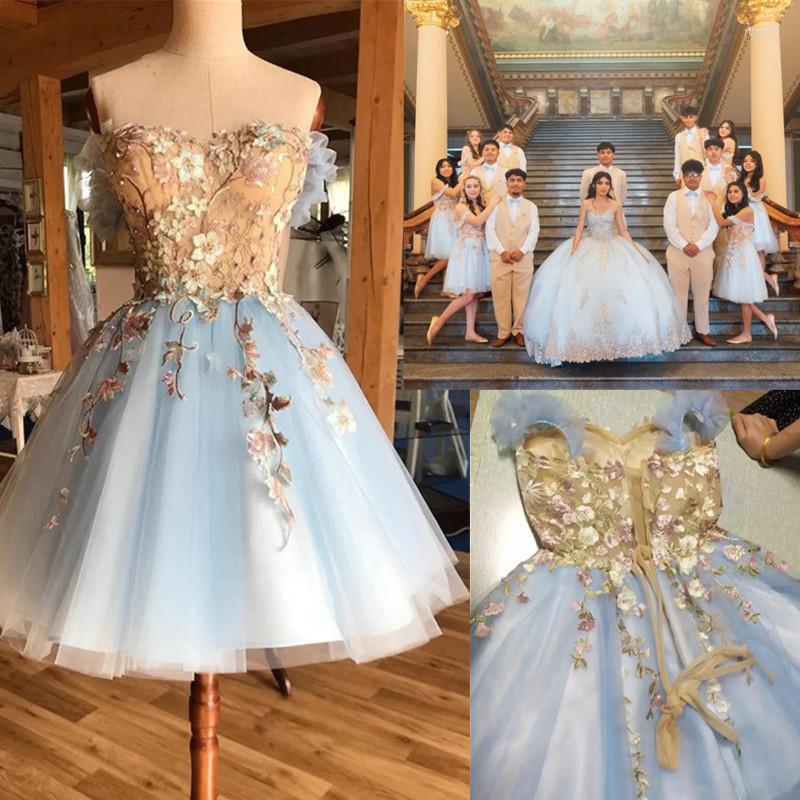 Party Dresses Cute Short Flower Applique Prom Dress Fairytale Honeymoon Tulle Skirt Floral Event Wear Gown Custom Made Plus Size, Image color
Party Dresses Cute Short Flower Applique Prom Dress Fairytale Honeymoon Tulle Skirt Floral Event Wear Gown Custom Made Plus Size, Image color