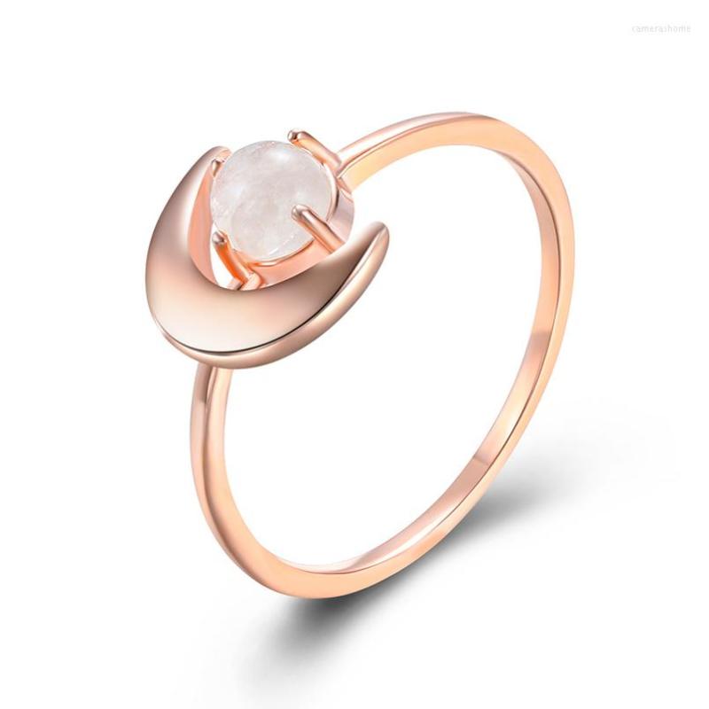 Wedding Rings Elegant Female Moon Finger Ring With Moonstone Classic Rose Gold Fashion Promise Engagement For
Wedding Rings Elegant Female Moon Finger Ring With Moonstone Classic Rose Gold Fashion Promise Engagement For