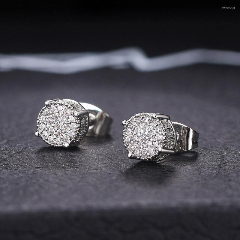 Stud Sier Earrings Vvs moissanite Men Women Hip Hop Rock Rapper Band Dinner Party Designer Jewelry