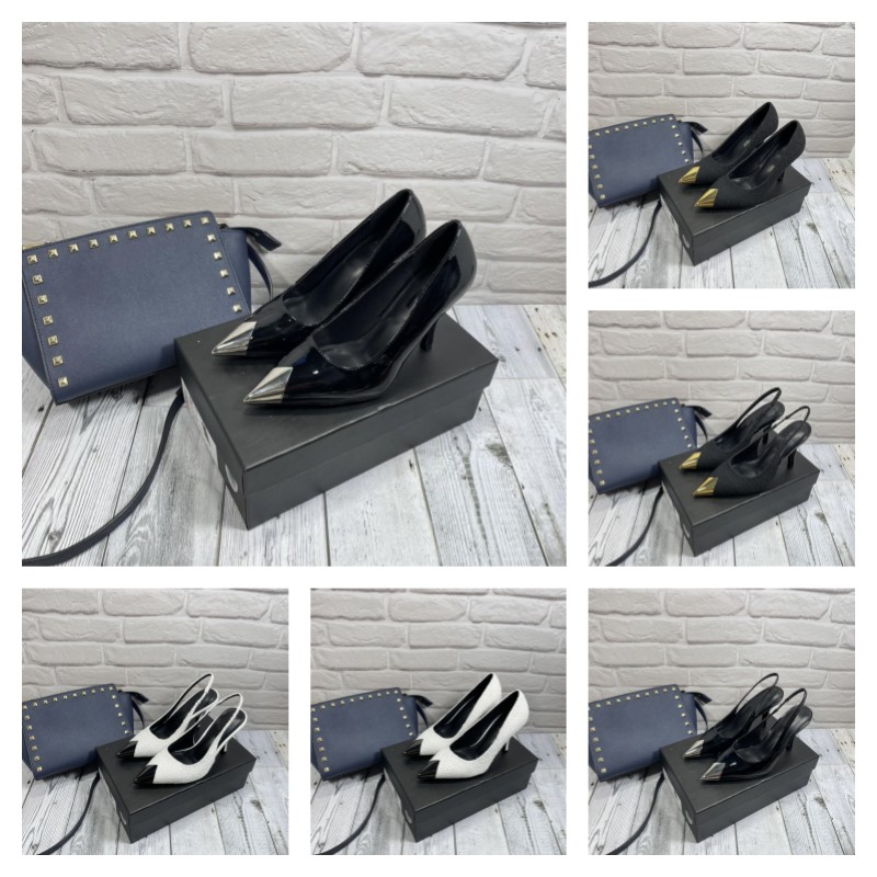Blade Patent leather black white slingback sandals pumps dress shoes women high heels pointed toe sandal 2023 tweed change heel slides fashion party wedding shoe, Xrsll6
Blade Patent leather black white slingback sandals pumps dress shoes women high heels pointed toe sandal 2023 tweed change heel slides fashion party wedding shoe, Xrsll6