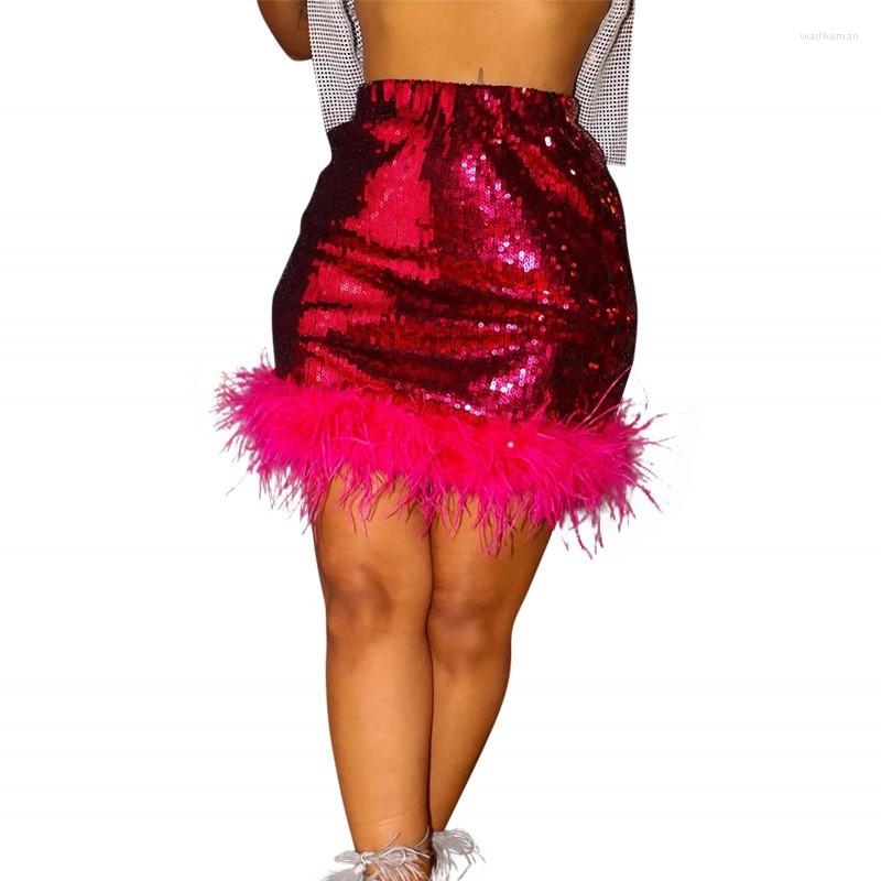 Skirts Sexy Sequin Women' Summer Feather Club Mini Solid Elastic Waist Short Chic Prom Dancing White Red Black
Skirts Sexy Sequin Women' Summer Feather Club Mini Solid Elastic Waist Short Chic Prom Dancing White Red Black