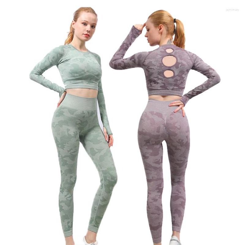 Active Sets Seamless Running Fitness Yoga Clothing Set High Stretch Camouflage Knit Hollow Quick Dry Long Sleeve Two Piece, Black
Active Sets Seamless Running Fitness Yoga Clothing Set High Stretch Camouflage Knit Hollow Quick Dry Long Sleeve Two Piece, Black