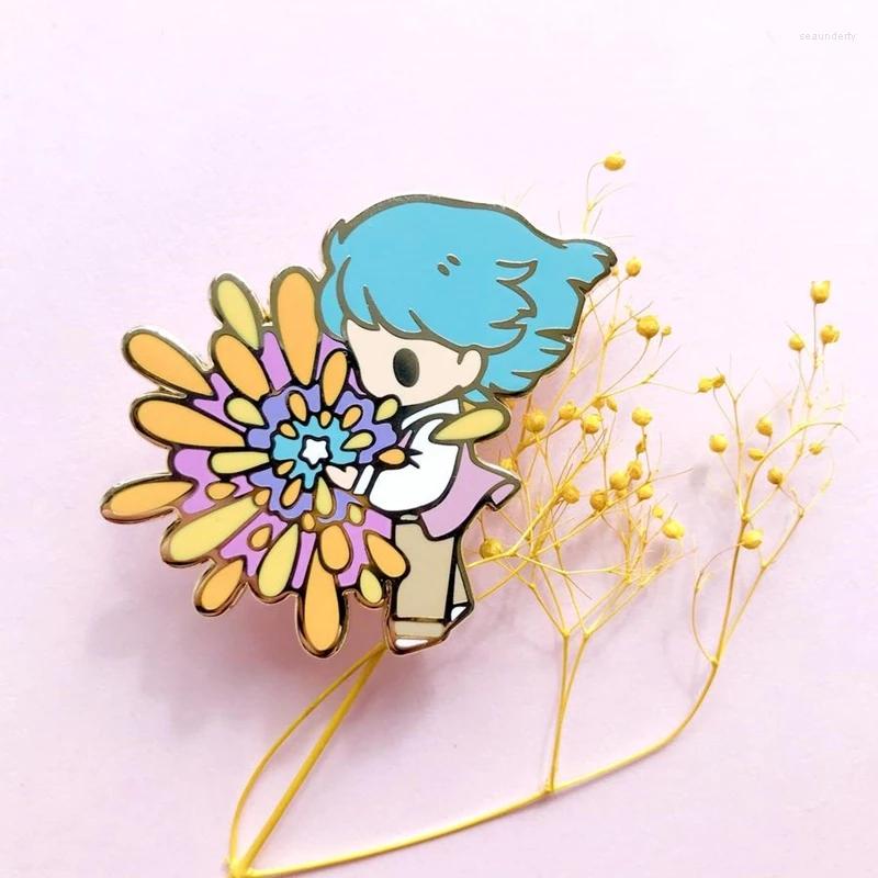 Brooches Creativity Anime Cartoon Cute Boy Firework Color Hard Enamel Pins Hu Tao Klee Zhong Li Badge Backpack Lapel Pin Fan Gift
Brooches Creativity Anime Cartoon Cute Boy Firework Color Hard Enamel Pins Hu Tao Klee Zhong Li Badge Backpack Lapel Pin Fan Gift