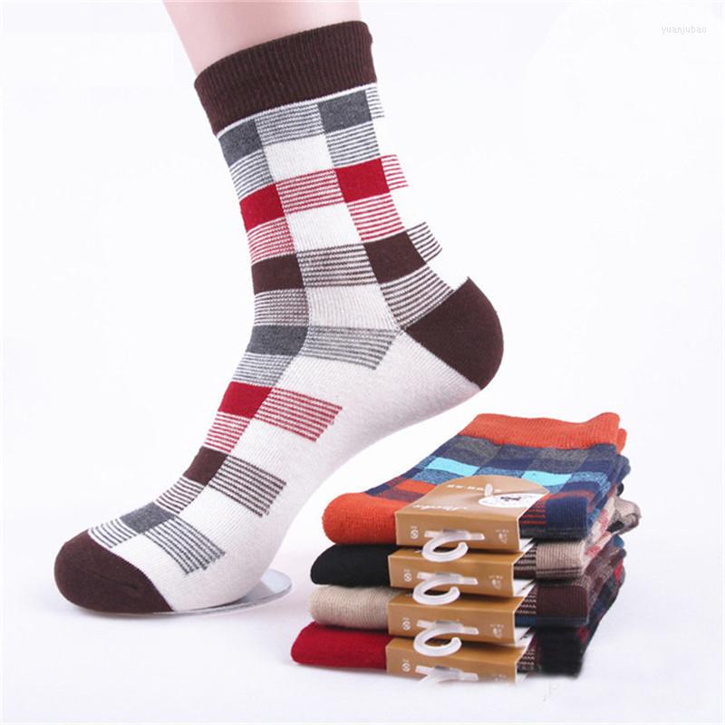 Men's Socks Brand Men Cotton 5 Pairs/lot Autumn-winter Colorful Lattice Man's Black Thermal, Multi
Men's Socks Brand Men Cotton 5 Pairs/lot Autumn-winter Colorful Lattice Man's Black Thermal, Multi