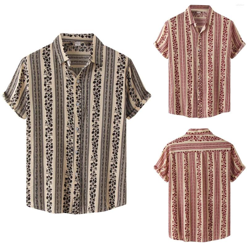 Men's Casual Shirts Cotton Long Sleeve For Men Male Summer Floral Print Shirt Short Turn Down Collar Outdoor T, Khaki
Men's Casual Shirts Cotton Long Sleeve For Men Male Summer Floral Print Shirt Short Turn Down Collar Outdoor T, Khaki