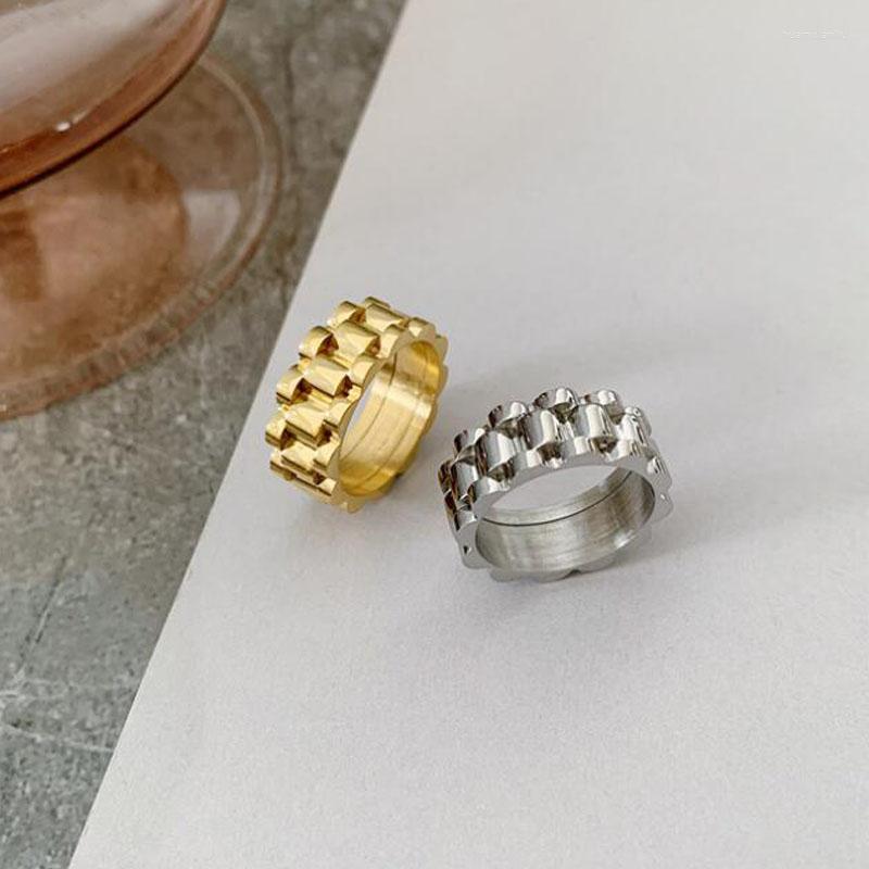 Wedding Rings Solid Gold Silver Color Bold Wide Thick Ring For Women Chunky Link Chain Titanium Steel Strap Finger Jewelry Wholesale
Wedding Rings Solid Gold Silver Color Bold Wide Thick Ring For Women Chunky Link Chain Titanium Steel Strap Finger Jewelry Wholesale