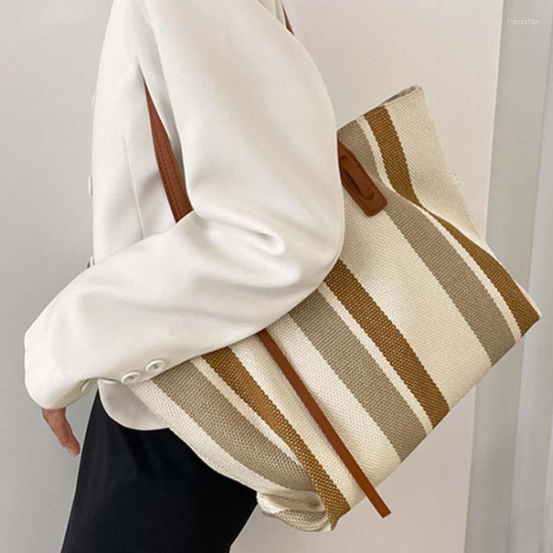 Evening Bags Large Capacity Ladies Shoulder Bag Female Simple Vertical Stripes Casual Tote Fashion Handbag Korean Style For Women, Black
Evening Bags Large Capacity Ladies Shoulder Bag Female Simple Vertical Stripes Casual Tote Fashion Handbag Korean Style For Women, Black