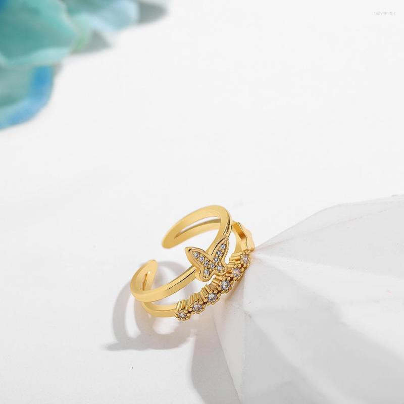 Wedding Rings Butterfly Diamond Ring For Woman Adjustable Opening Trend Personality Engagement Couple Jewelry Accessories
Wedding Rings Butterfly Diamond Ring For Woman Adjustable Opening Trend Personality Engagement Couple Jewelry Accessories