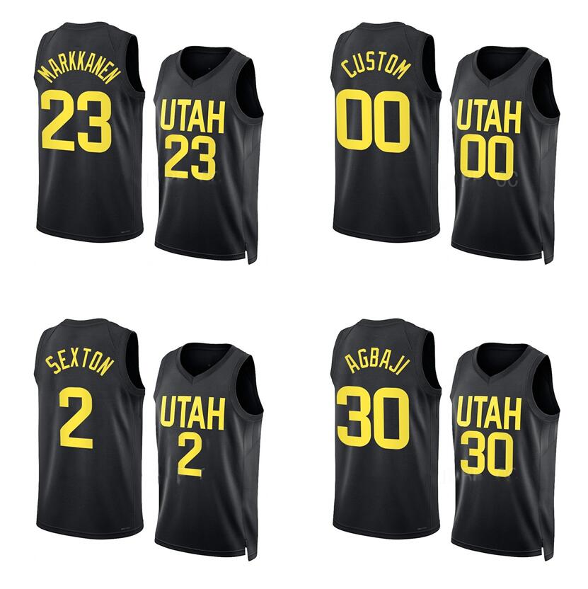 Basketball jerseys Collin Sexton Lauri Markkanen Mike Conley Bojan Bogdanovic 2022-23 season black city versions Men Women Youth jersey, With logo
Basketball jerseys Collin Sexton Lauri Markkanen Mike Conley Bojan Bogdanovic 2022-23 season black city versions Men Women Youth jersey, With logo