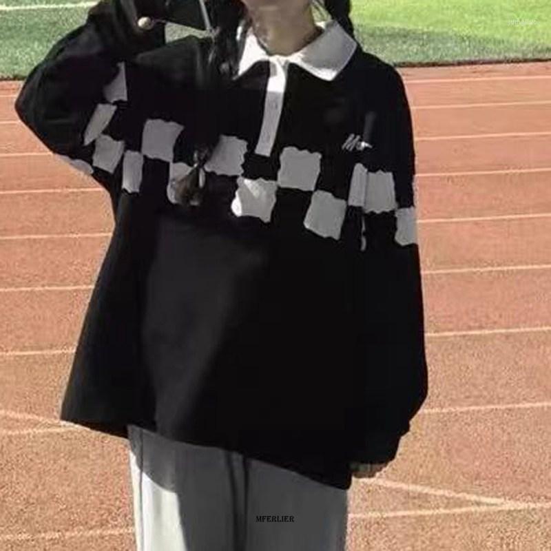 Women's Polos Large Size 6XL 150kg Autumn T Shirt Women Turn Down Collar Coat Long Sleeve Plaid Solid Color Ladies Tops, Black
Women's Polos Large Size 6XL 150kg Autumn T Shirt Women Turn Down Collar Coat Long Sleeve Plaid Solid Color Ladies Tops, Black