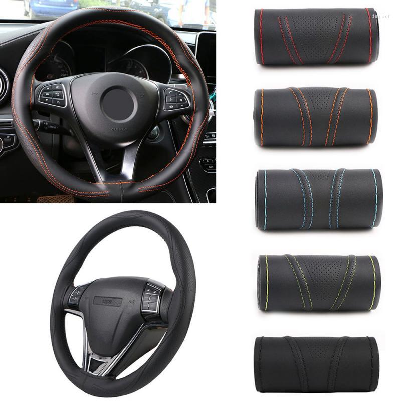 Steering Wheel Covers 1Pcs DIY Cover Braid Needles And Thread Artificial Leather Car Suite Auto Accessories 37.5-38.5cm
Steering Wheel Covers 1Pcs DIY Cover Braid Needles And Thread Artificial Leather Car Suite Auto Accessories 37.5-38.5cm