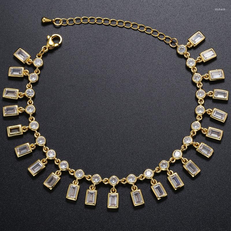 Link Bracelets ZHUKOU Gold Color Rectangle Women Bracelet Tassel Fashion CZ Crystal Party Jewelry Wholesale VL199
Link Bracelets ZHUKOU Gold Color Rectangle Women Bracelet Tassel Fashion CZ Crystal Party Jewelry Wholesale VL199