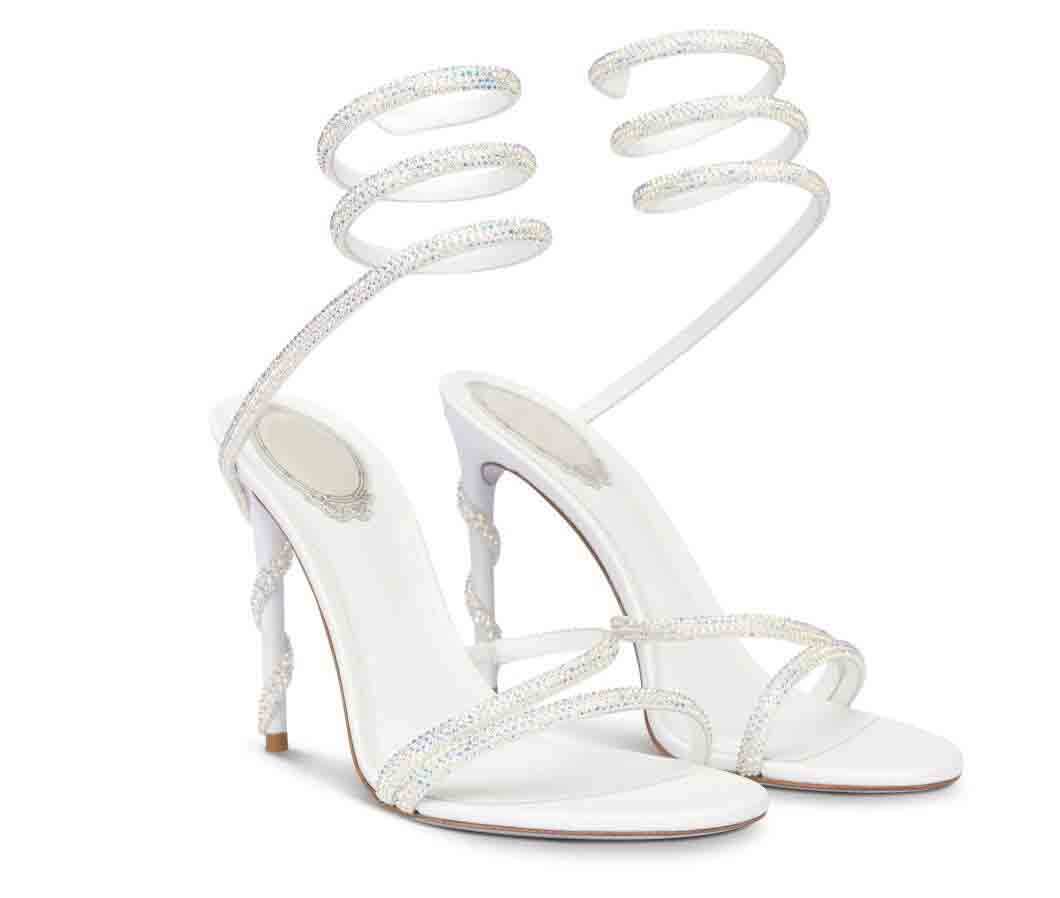 Luxurious Morgana Sandals Shoes Gold Crystal Snake Wrapped Black High Heels Suede Leather Lady Gladiator Sandalias Dress Bridal Wedding 35-42
Luxurious Morgana Sandals Shoes Gold Crystal Snake Wrapped Black High Heels Suede Leather Lady Gladiator Sandalias Dress Bridal Wedding 35-42