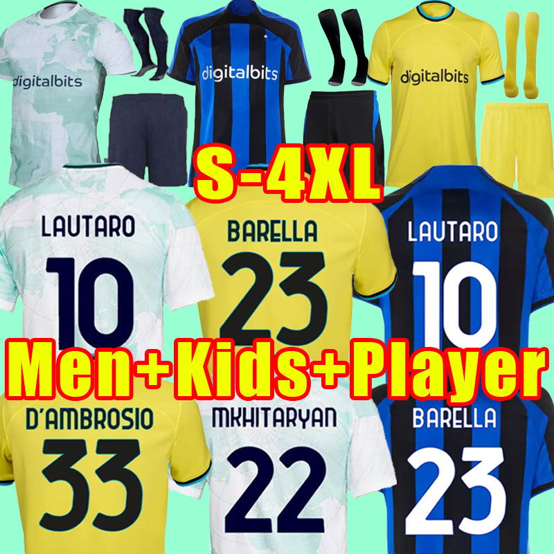 Fans Player version 2022 2023 soccer jerseys LUKAKU Inter Milans CORREA DZEKO GIROUD BARELLA LAUTARO SKRINIAR BELLANOVA DE VRIJ 22 23 football shirt men kids xxxl 4xl, Away+patch
Fans Player version 2022 2023 soccer jerseys LUKAKU Inter Milans CORREA DZEKO GIROUD BARELLA LAUTARO SKRINIAR BELLANOVA DE VRIJ 22 23 football shirt men kids xxxl 4xl, Away+patch