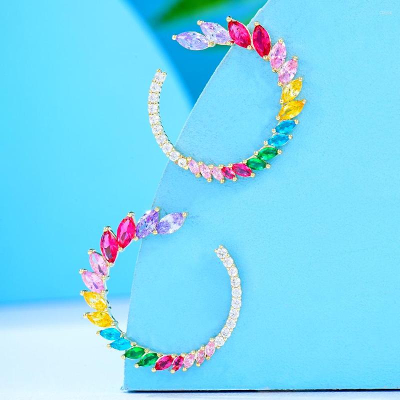 Stud Earrings GODKI 28mm Luxury Multicolor Leaves Fashion Cubic Zirconia Women Dress Engagement Party Wedding Bridal Earring Summer
Stud Earrings GODKI 28mm Luxury Multicolor Leaves Fashion Cubic Zirconia Women Dress Engagement Party Wedding Bridal Earring Summer