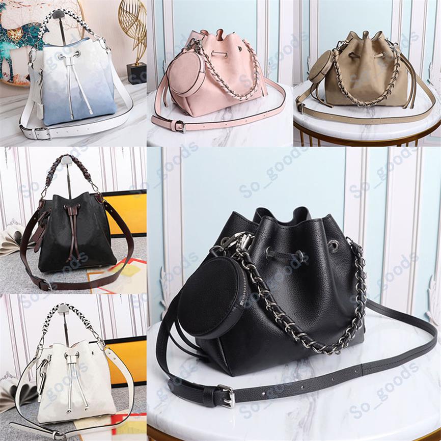 Designers Muria Drawstring Bucket Shopping Bag Classic Women Bags Leather Handbags Shoulder Totes Hollow out Fashion CrossBody Pur254a, 12
Designers Muria Drawstring Bucket Shopping Bag Classic Women Bags Leather Handbags Shoulder Totes Hollow out Fashion CrossBody Pur254a, 12