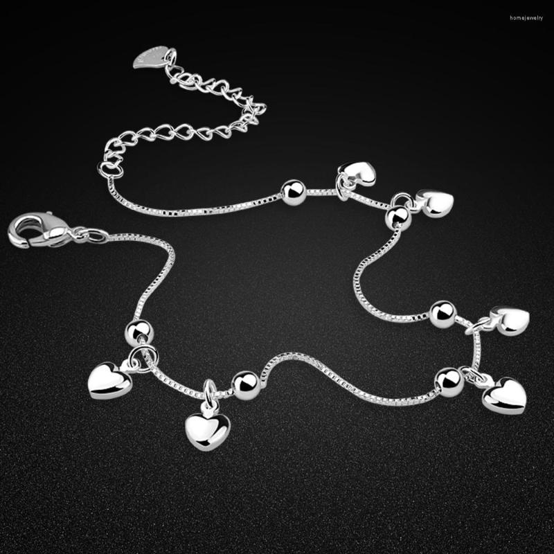 Anklets Summer Silver Jewelry Women's Original Anklet 925 Sterling Heart Ankle Bracelet Minimalist Sandals Accessories
Anklets Summer Silver Jewelry Women's Original Anklet 925 Sterling Heart Ankle Bracelet Minimalist Sandals Accessories