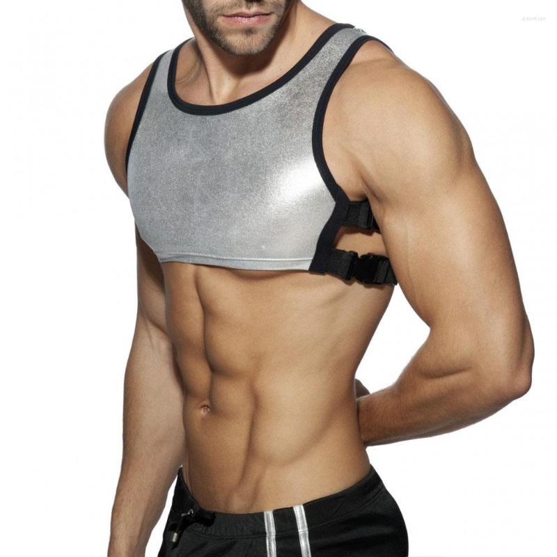 Men's Body Shapers Shaper Men Underwear Mens Bodysuit Neoprene Metallic Leather Top Sexy Chest Muscle Vest Tops Harness Gay Lingerie
Men's Body Shapers Shaper Men Underwear Mens Bodysuit Neoprene Metallic Leather Top Sexy Chest Muscle Vest Tops Harness Gay Lingerie