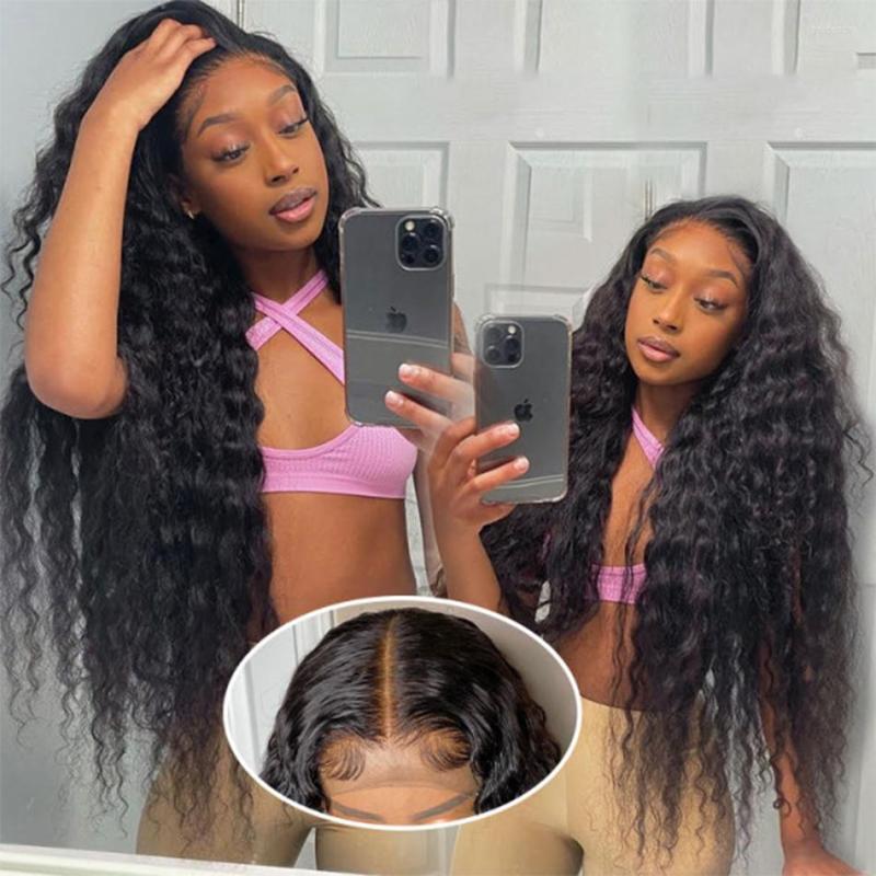 Inch Loose Deep Wave Lace Front Wig 13x4 Frontal Wigs For Women PrePlucked 4x4 Closure Water Curly Human Hair 180%, Picture shown
Inch Loose Deep Wave Lace Front Wig 13x4 Frontal Wigs For Women PrePlucked 4x4 Closure Water Curly Human Hair 180%, Picture shown