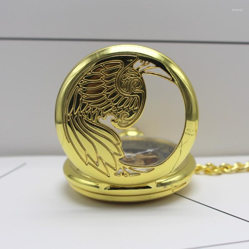 Pocket Watches Luxury Golden Luminous Black-faced Automatic Mechanical Watch Men And Woman Steampunk Clock Gift
Pocket Watches Luxury Golden Luminous Black-faced Automatic Mechanical Watch Men And Woman Steampunk Clock Gift