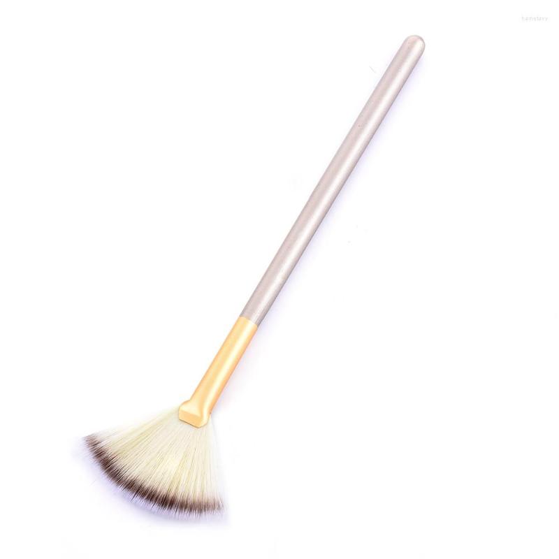 Makeup Brushes 1 Pc Blusher Powder Highlighter Cosmetic Soft Fan Champagne Color Brush Foundation Blush
Makeup Brushes 1 Pc Blusher Powder Highlighter Cosmetic Soft Fan Champagne Color Brush Foundation Blush