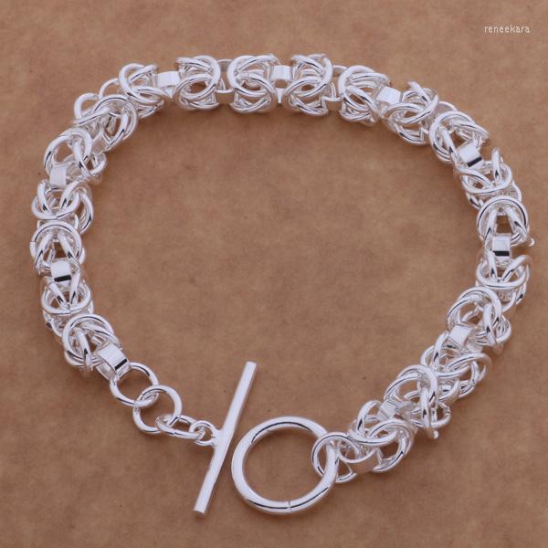 Link Bracelets AH088 Sterling Bracelet Fashion Jewelry Elegant TO /akeajbla Aygajpna Silver Color
Link Bracelets AH088 Sterling Bracelet Fashion Jewelry Elegant TO /akeajbla Aygajpna Silver Color