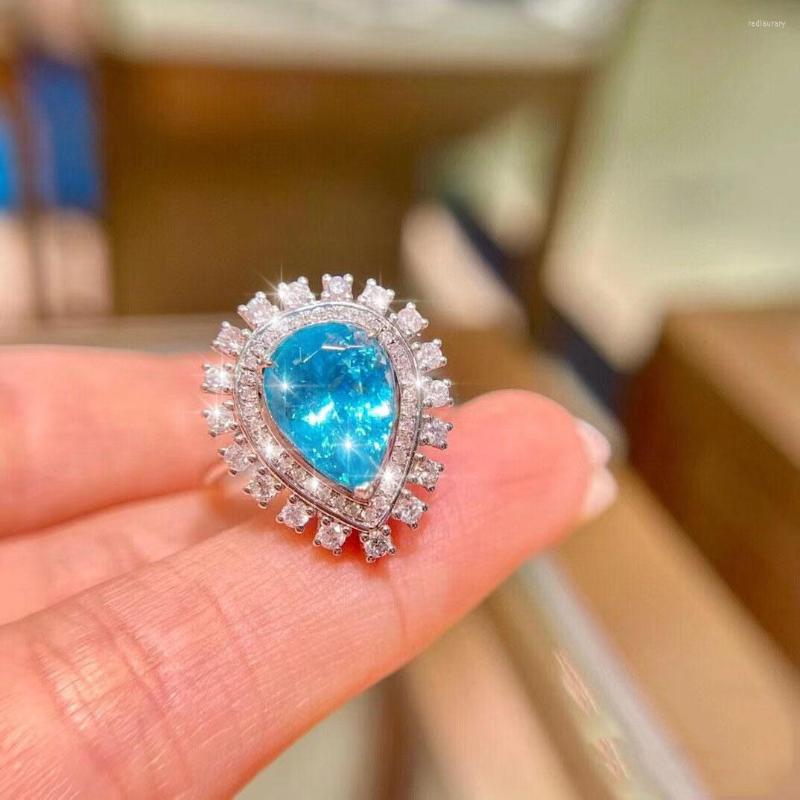 Wedding Rings Heart Ocean Blue Paraiba Jewelry For Women Prom Stage Show Accessories Sister Gift 6 7 8 9 10 Size KYRA01689
Wedding Rings Heart Ocean Blue Paraiba Jewelry For Women Prom Stage Show Accessories Sister Gift 6 7 8 9 10 Size KYRA01689