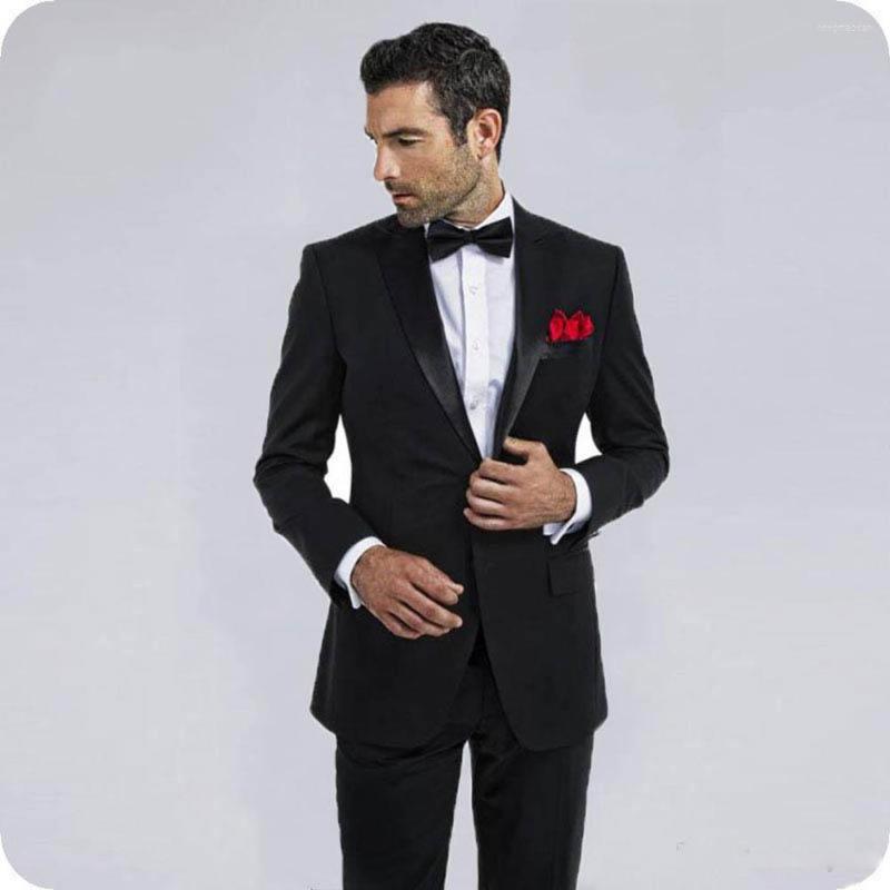 Men's Suits Men's Suit Lapel 2 Piece Custom Slim Formal Wedding Groomsmen Tuxedo Jacket Pants, Black
Men's Suits Men's Suit Lapel 2 Piece Custom Slim Formal Wedding Groomsmen Tuxedo Jacket Pants, Black