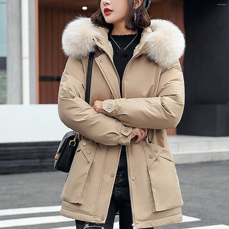 Women's Down Fashion Womens Long Sleeve Warm Plus Size Solid Colors Hooded Medium-Length Cotton Padded Jacket Loose Winter Coat Outwear#g3, Black
Women's Down Fashion Womens Long Sleeve Warm Plus Size Solid Colors Hooded Medium-Length Cotton Padded Jacket Loose Winter Coat Outwear#g3, Black