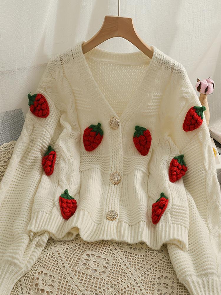 Women's Knits YornMona Ins Fashion Strawberry Decorate Women Cardigans 2022 Autumn Casual All Match Knitted Sweater Tops Chic Korean Shirt, Beige
Women's Knits YornMona Ins Fashion Strawberry Decorate Women Cardigans 2022 Autumn Casual All Match Knitted Sweater Tops Chic Korean Shirt, Beige